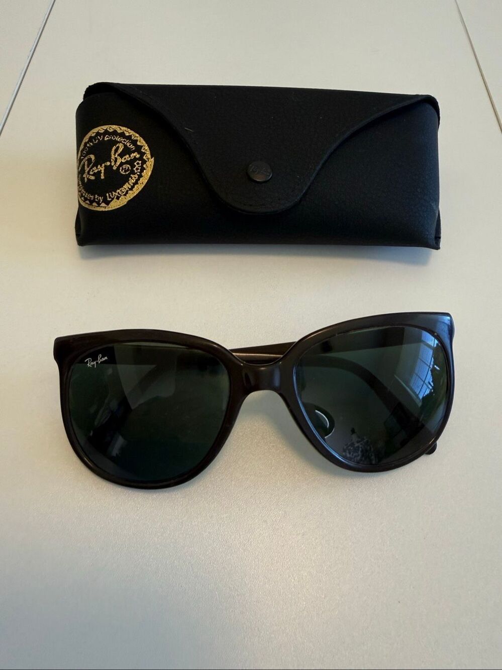 Vintage Ray-Ban Cat Eye Sunglasses W/Case Old Money, Retro Revival, Timeless